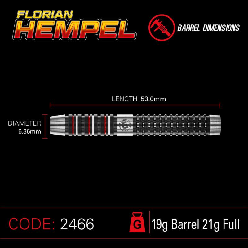 Winmau Florian Hempel Softdart 21g