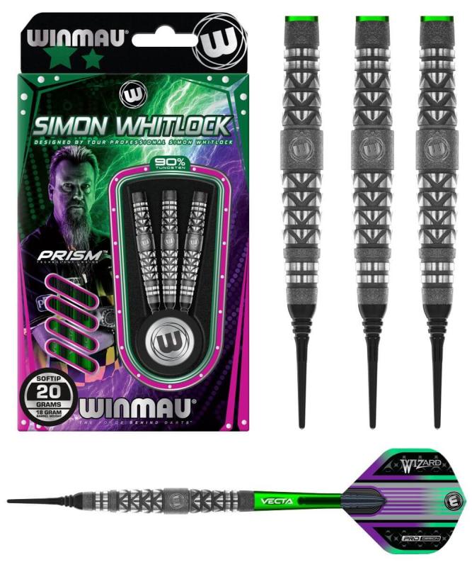 Winmau Simon Whitlock Atomised Grip Softdart 20g