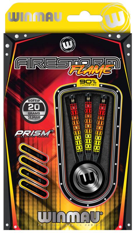 Winmau Firestorm Gerade Flame Softdart 20g Winmau Firestorm Gerade Flame Softdart 20g