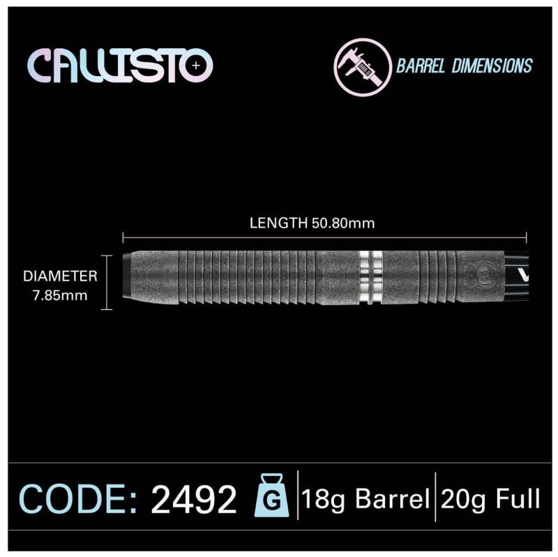 Winmau Callisto 2492 Softdart 20g