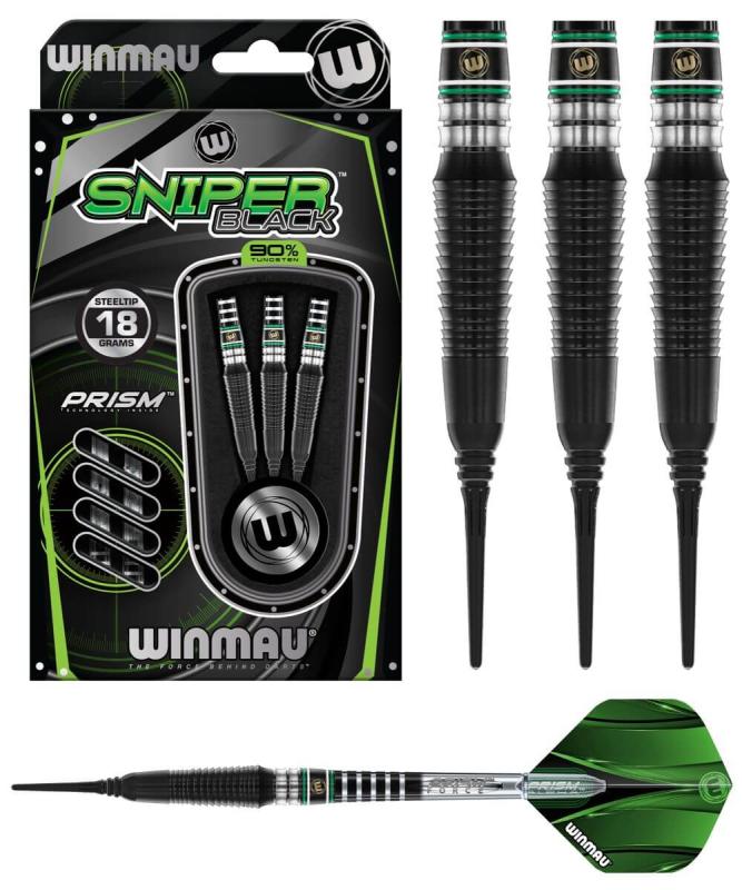 Winmau Sniper Black Softdart 20g Winmau Sniper Black Softdart 20g