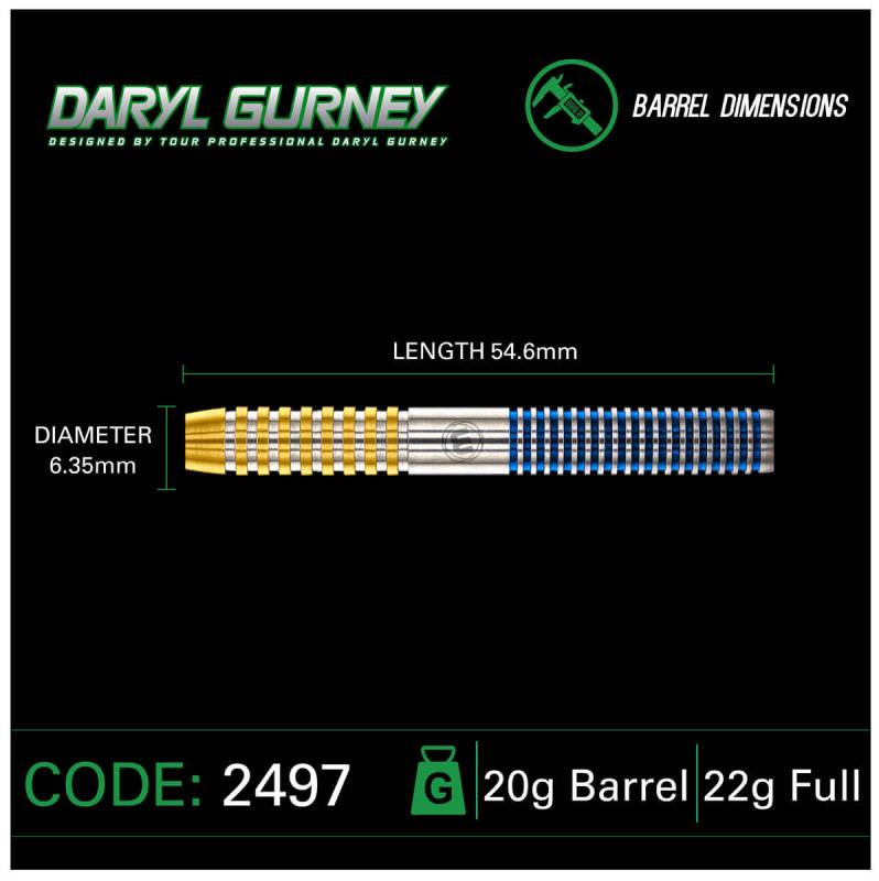 Winmau Daryl Gurney SC 1.0 Series Softdart 22g Winmau Daryl Gurney SC 1.0 Series Softdart 22g