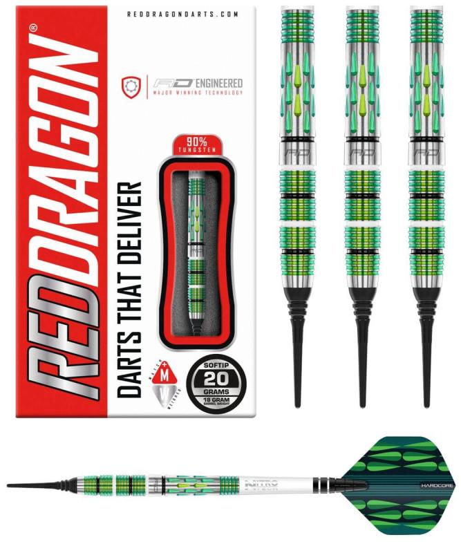 RedDragon Artura Screamin' Grün Softdart 20g RedDragon Artura Screamin' Grün Softdart 20g