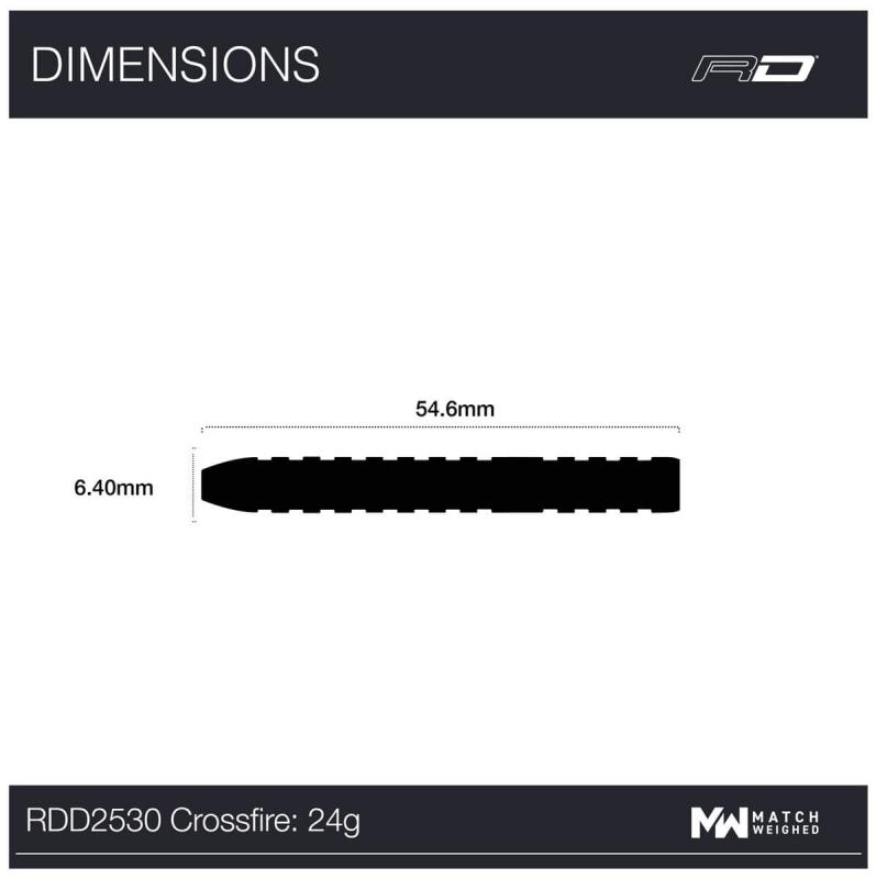 RedDragon Crossfire Steeldart 22-24-26g RedDragon Crossfire Steeldart 22-24-26g