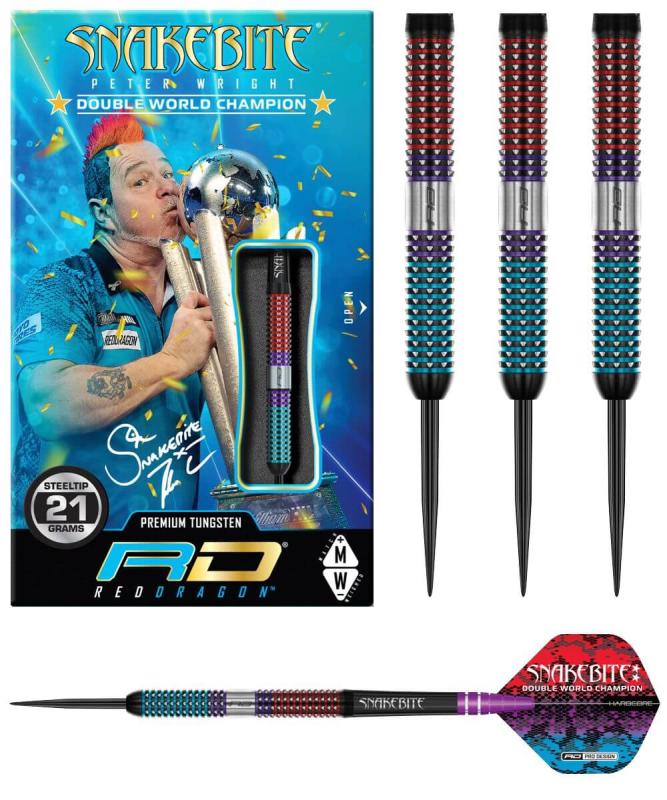 RedDragon Peter Wright Spirit Steeldart 21-23-25g