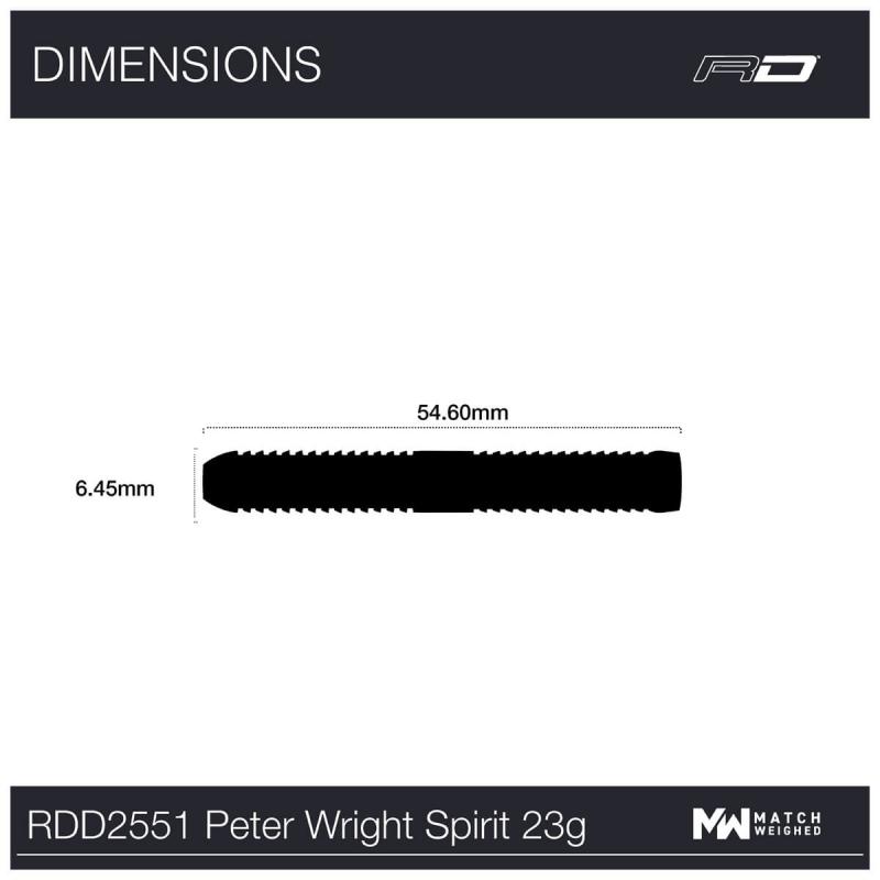 RedDragon Peter Wright Spirit Steeldart 21-23-25g RedDragon Peter Wright Spirit Steeldart 21-23-25g