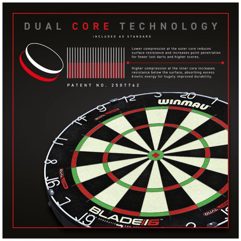 Winmau Blade 6 Dual Core Board Winmau Blade 6 Dual Core Board