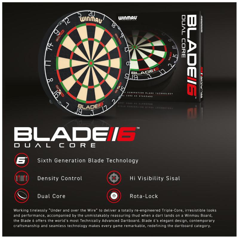 Winmau Blade 6 Dual Core Board Winmau Blade 6 Dual Core Board