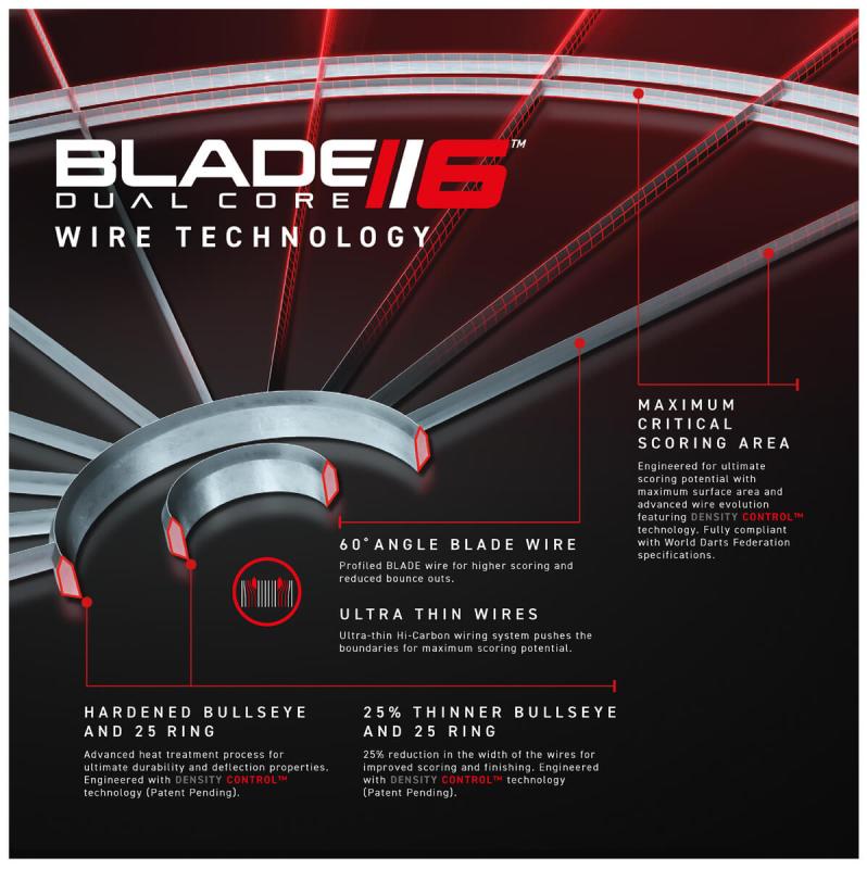 Winmau Blade 6 Dual Core Board Winmau Blade 6 Dual Core Board