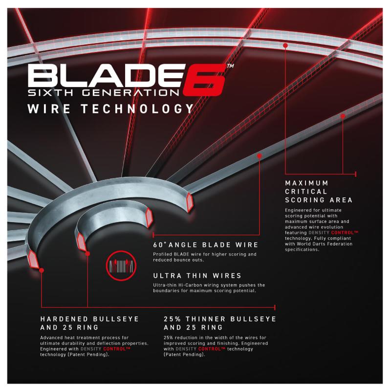 Winmau Blade 6 Top Dartboard