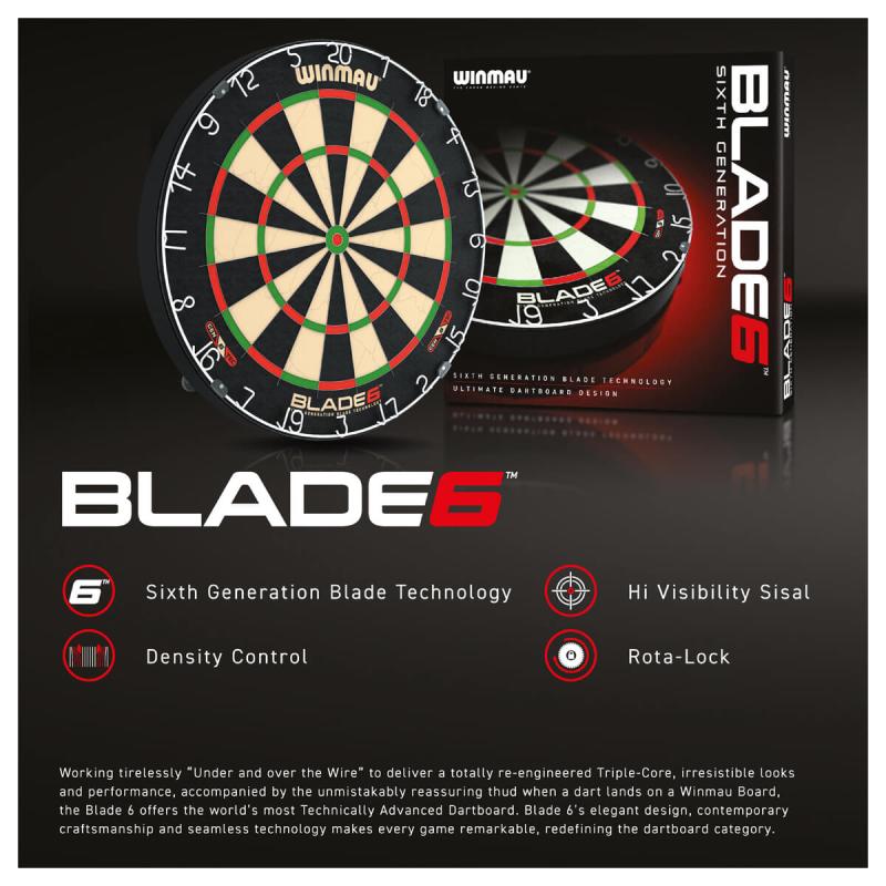 Winmau Blade 6 Top Dartboard