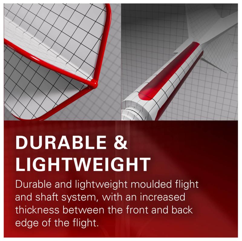 Target K-Flex No6 Luke Littler Schwarz Flight/Shaft Kombination