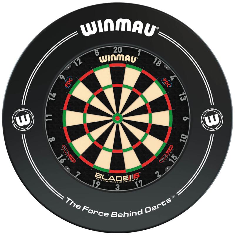 Winmau Surround Schwarz mit Logos