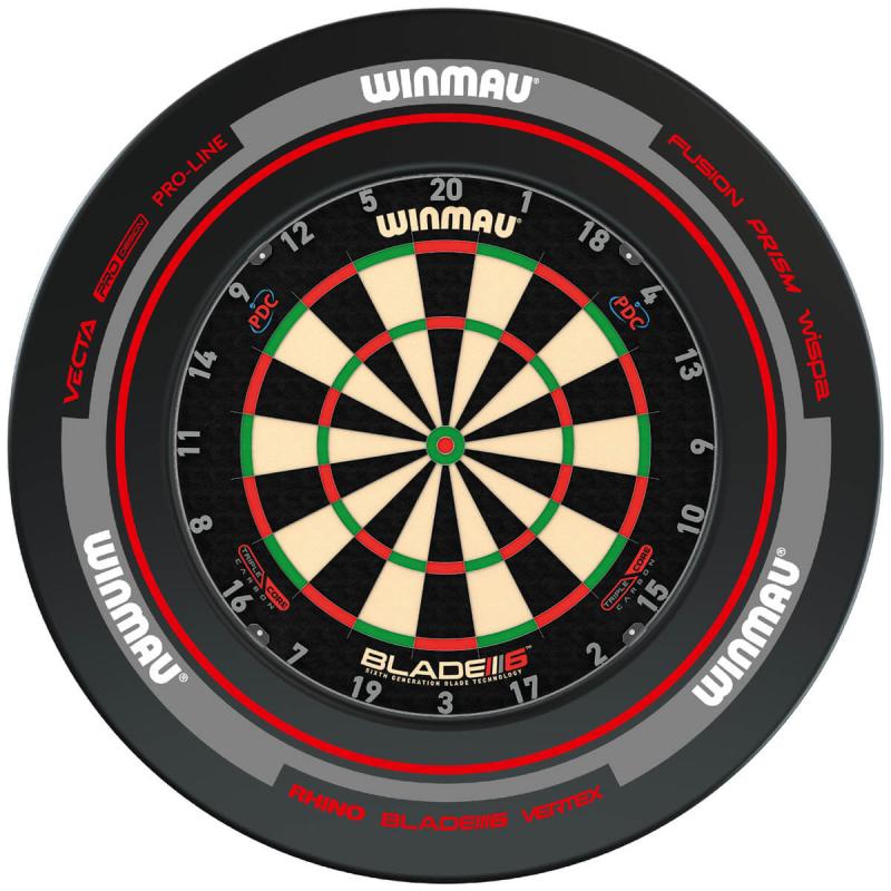Winmau Surround Advance Schwarz-Rot Winmau Surround Advance Schwarz-Rot