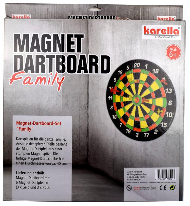 Karella Magnet-Dartboard-Set Family Karella Magnet-Dartboard-Set Family