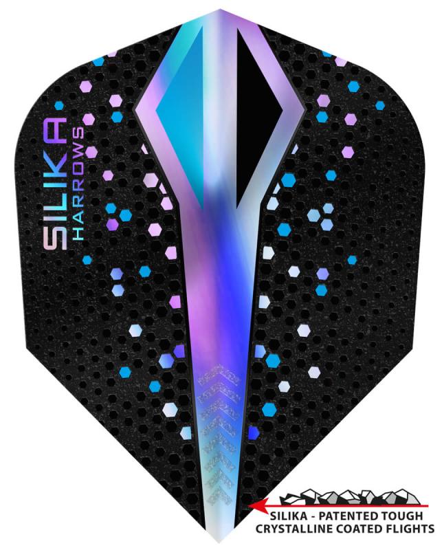 Harrows Flight Silika Colourshift Cystalline Coated No6 Siber Harrows Flight Silika Colourshift Cystalline Coated No6 Siber