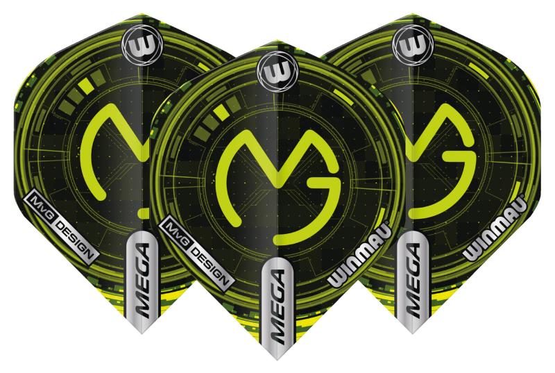 Winmau Mega Standard Flight MvG Grün