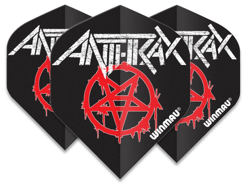 Winmau Rock Legends Anthrax Logo