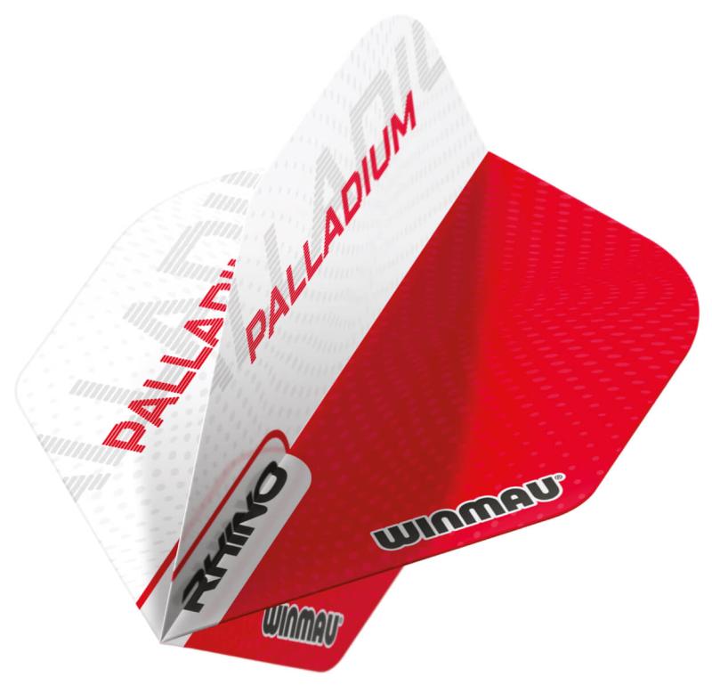 Winmau Rhino Palladium Flight Standard weiß-rot