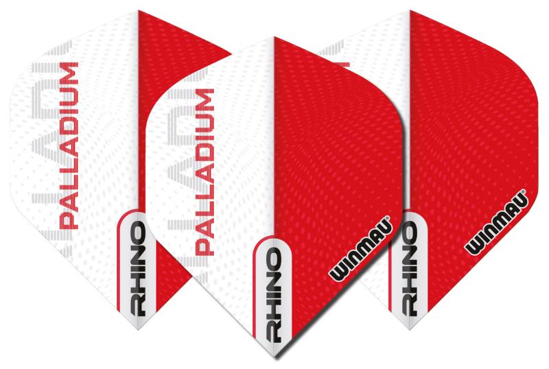 Winmau Rhino Palladium Flight Standard weiß-rot
