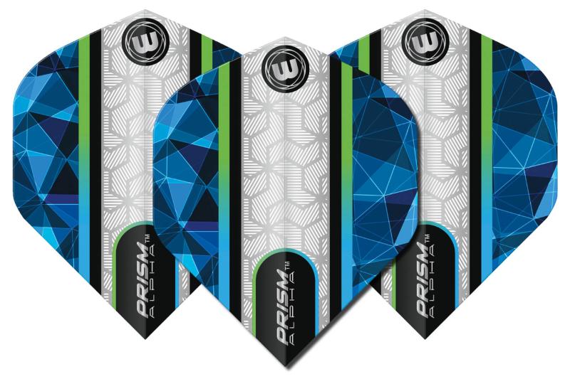 Winmau Prism Alpha Flight blau-klar