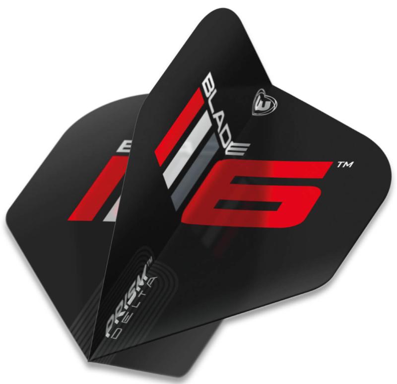 Winmau Prism Delta Flight Blade 6 Schwarz