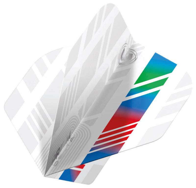 Winmau Prism Delta Flight weiß-grau