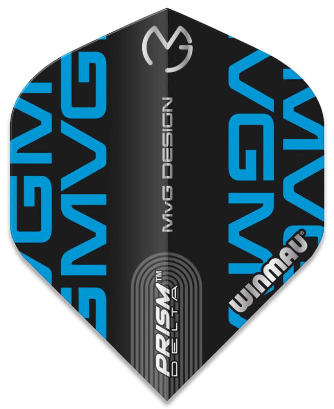 Winmau Prism Delta MvG Flight schwarz-blau