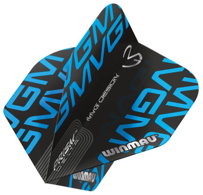 Winmau Prism Delta MvG Flight schwarz-blau