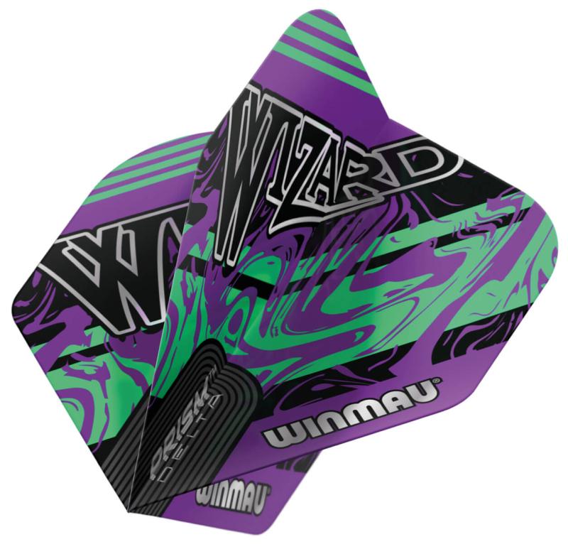 Winmau Prism Delta Simon Whitlock gold-lila-grün