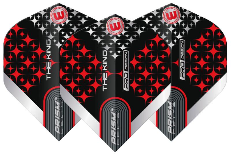 Winmau Prism Delta Flight The King Pro Design 