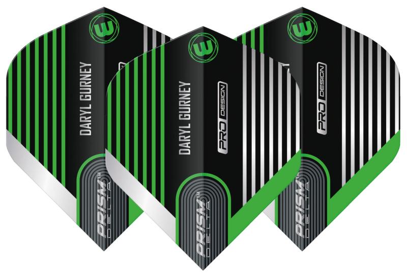 Winmau Prism Delta Flight Daryl Gurney grün