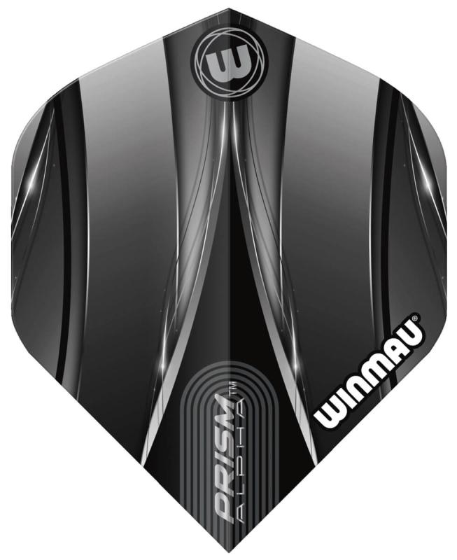 Winmau Prism Alpha Flight grau-schwarz