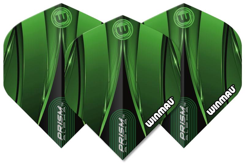 Winmau Prism Alpha Flight grün-schwarz