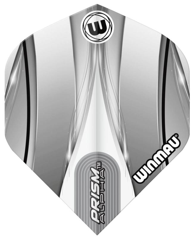 Winmau Prism Alpha Flight Silber-Grau