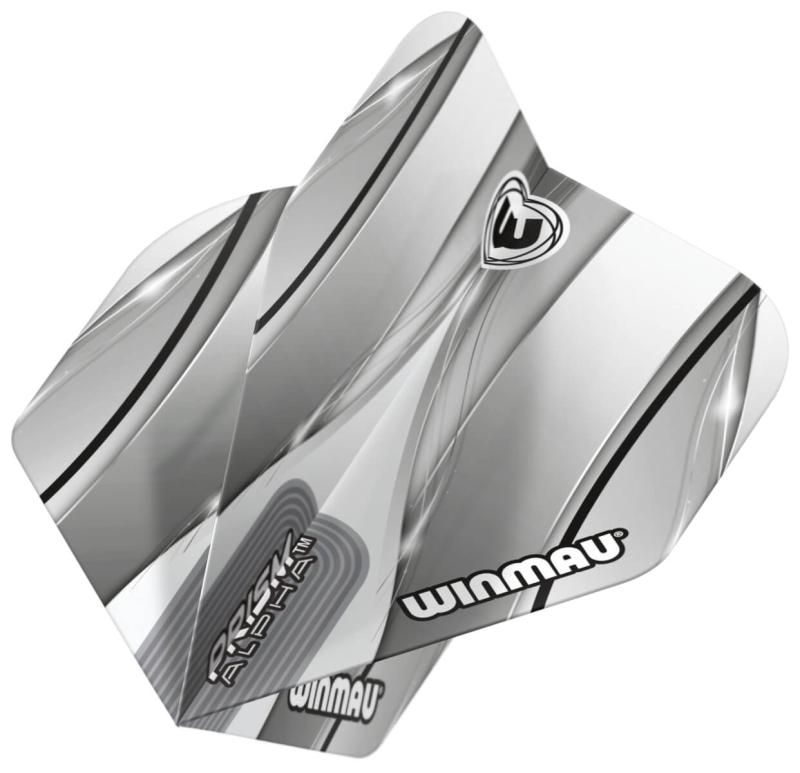 Winmau Prism Alpha Flight Silber-Grau