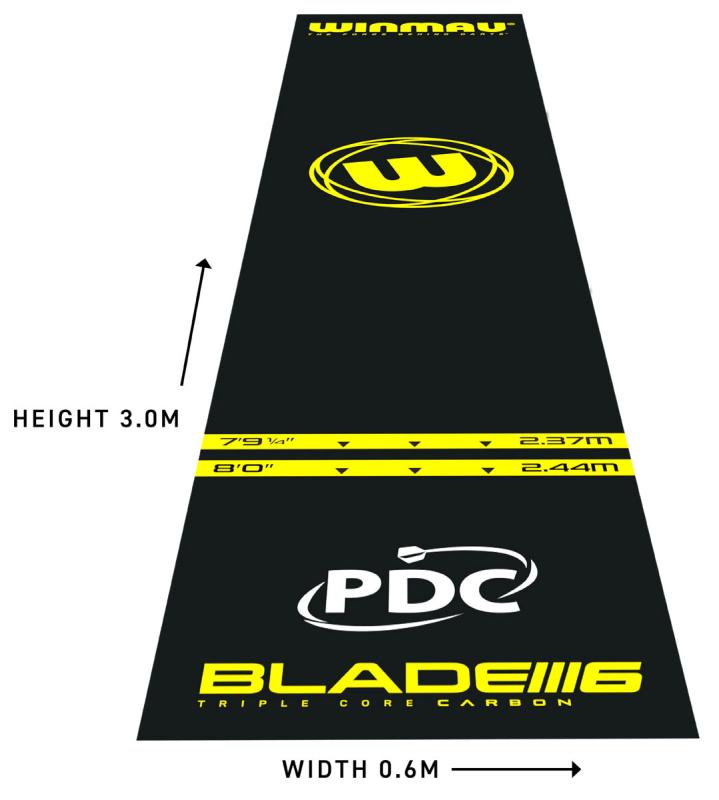 Winmau Dartmatte Pro Zone Essential PVC