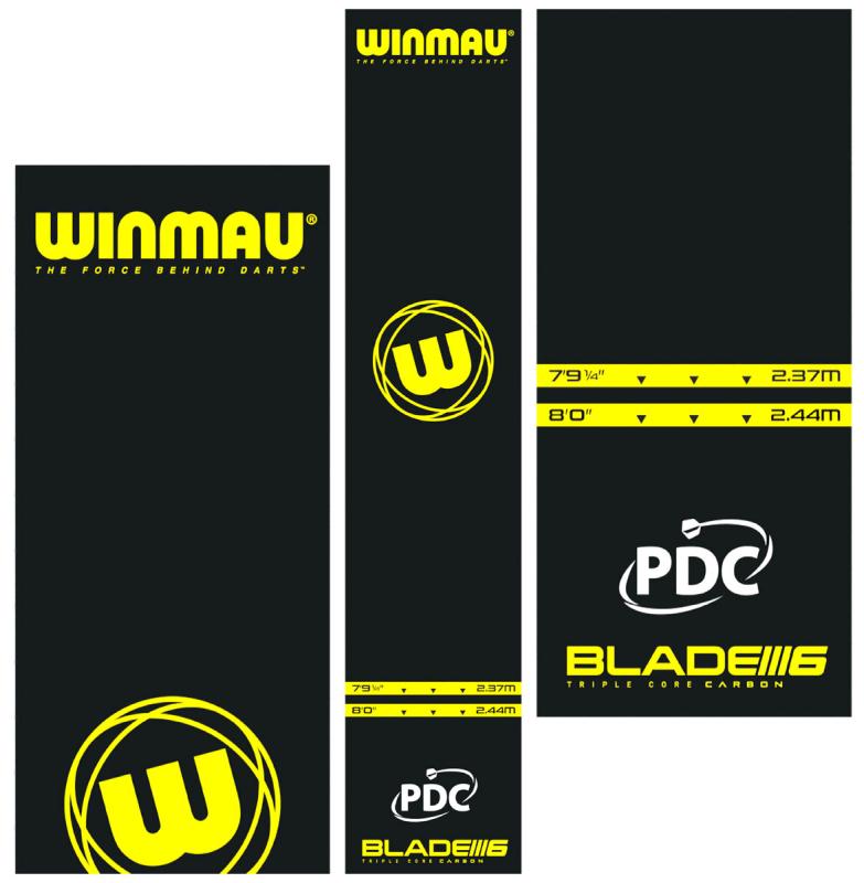 Winmau Dartmatte Pro Zone Essential PVC