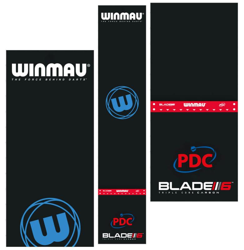 Winmau Dartmatte Pro Zone Precision PVC Integrated Oche