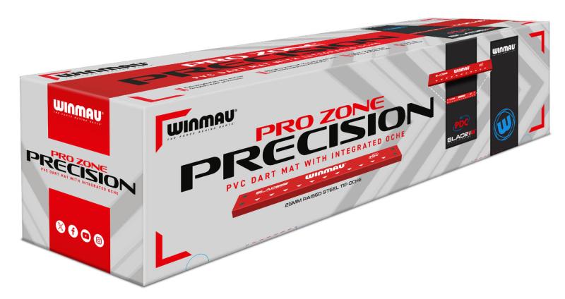 Winmau Dartmatte Pro Zone Precision PVC Integrated Oche