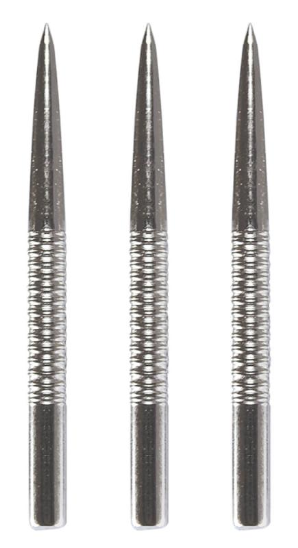 Winmau Ringed Silber-Effect Spitzen 32 mm