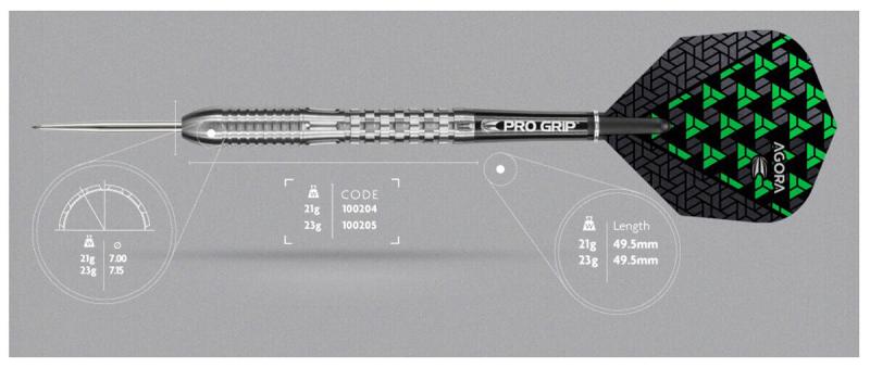 Target Agora A03 Steeldart 21-23g Target Agora A03 Steeldart 21-23g