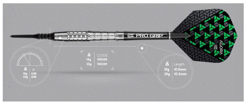 Target Agora A30 Softdart 18-20g Target Agora A30 Softdart 18-20g