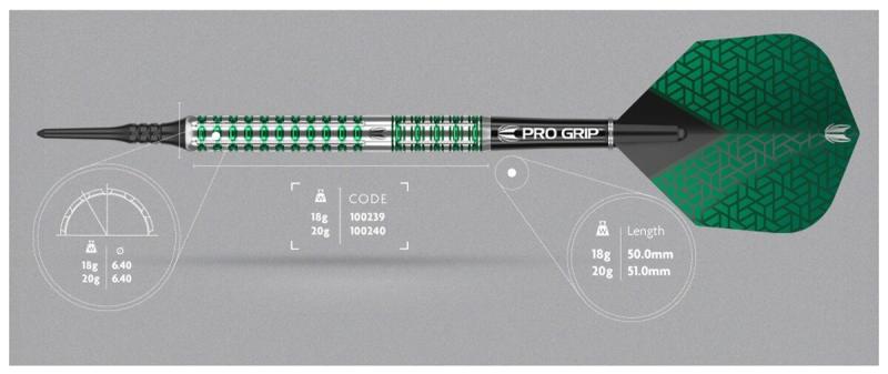 Target Agora Verde AV 31 Softdart 18-20g Target Agora Verde AV 31 Softdart 18-20g