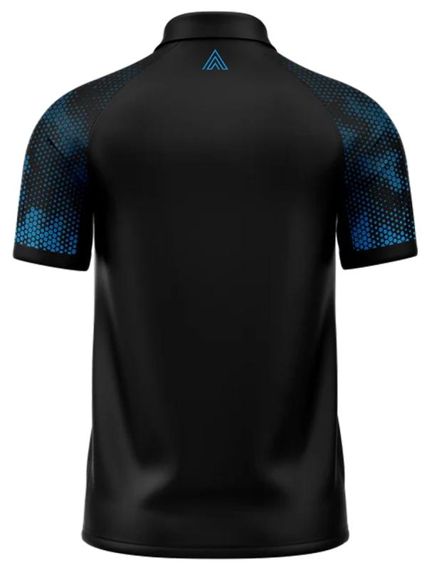 Arraz Hex Dartpolo Schwarz-Blau Arraz Hex Dartpolo Schwarz-Blau