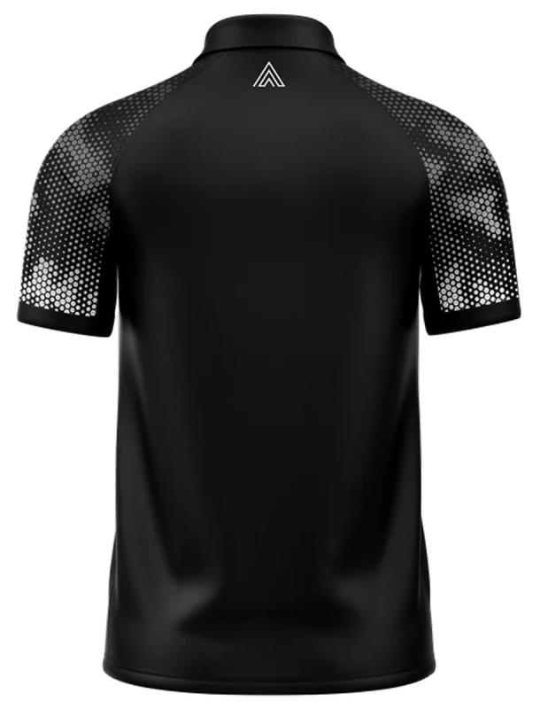 Arraz Hex Dartpolo Schwarz-Weiß Arraz Hex Dartpolo Schwarz-Weiß