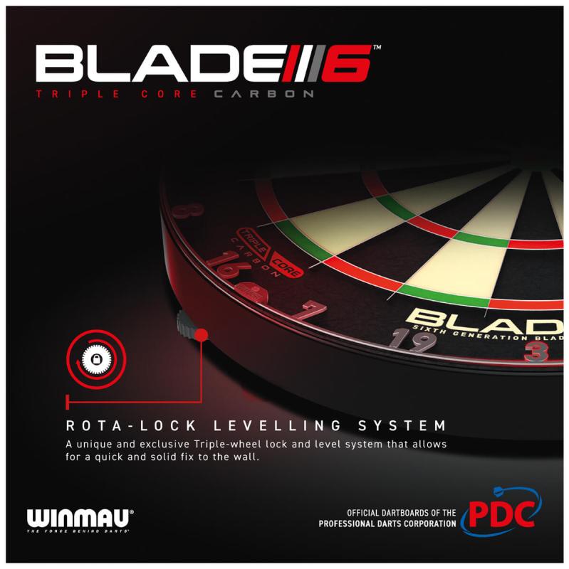 Blade 6 Triple Core PDC Dart Board