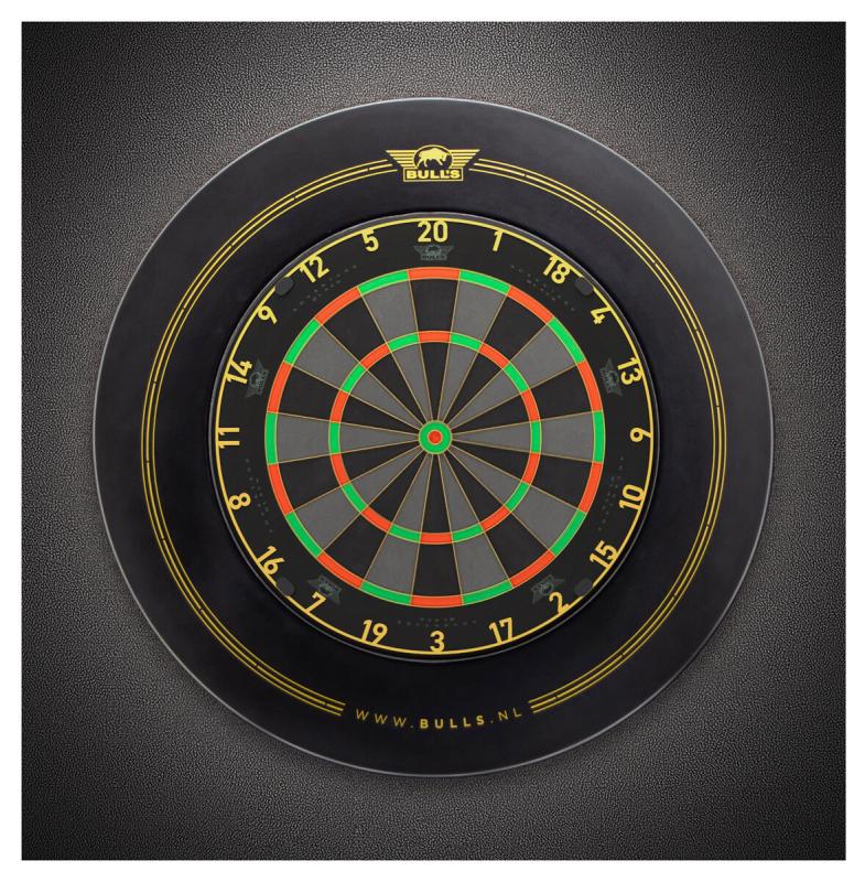 Bulls Advantage Black Dartboard 