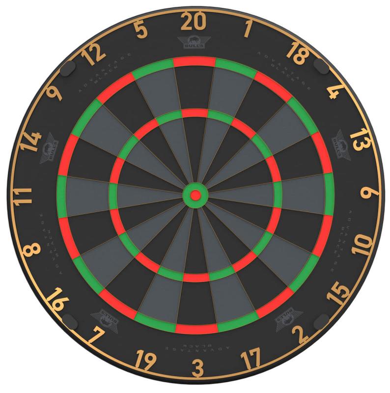 Bulls Advantage Black Dartboard 