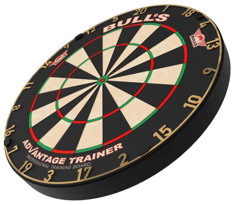 Bulls Advantage Trainer Dartboard Gold Bulls Advantage Trainer Dartboard Gold